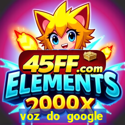 voz do google tradutor homem